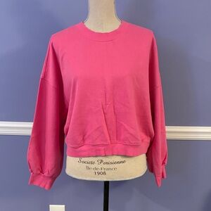 Old Navy Bright Pink Fleece Sweatshirt